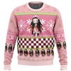 Chibi Christmas Nezuko DS PC Ugly Christmas Sweater front mockup - Demon Slayer Store