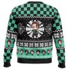 Chibi Christmas Tanjiro DS PC Ugly Christmas Sweater back mockup 1 - Demon Slayer Store