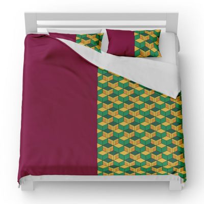 Giyu Tomioka Demon Slayer Bedding Set Mockup - Demon Slayer Store