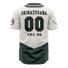 Hashira Sanemi Shinazugawa DS AOP Baseball Jersey AOP Baseball Jersey BACK Mockup - Demon Slayer Store