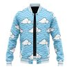 Sakoji Urokodaki Pattern DS Varsity Jacke FRONT Mockup - Demon Slayer Store