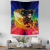 Space Samurai Tanjiro Demon Slayer Tapestry Vertical Couach Mockup - Demon Slayer Store