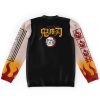 rengoku Flat Sweatshirt back - Demon Slayer Store