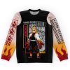 rengoku Flat Sweatshirt front - Demon Slayer Store