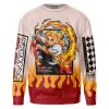 rengoku haori Sweatshirt Front - Demon Slayer Store