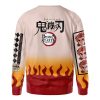 rengoku haori Sweatshirt back - Demon Slayer Store