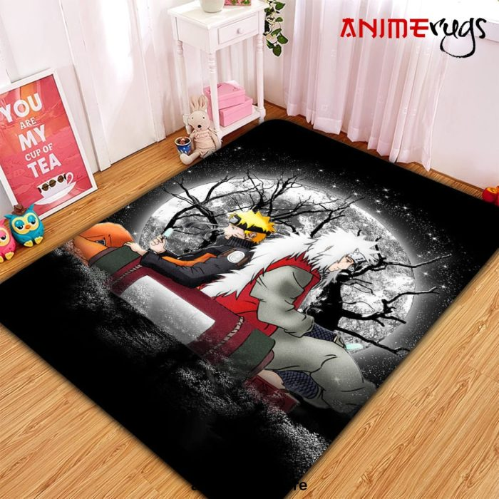 Jiraiya Naruto Moonlight Area Carpet Anime Rug