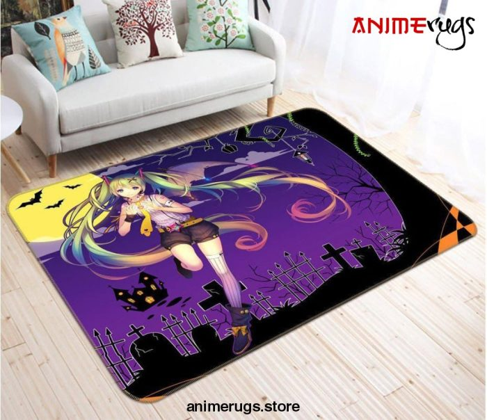 Hatsune Miku Halloween Style Anime Rug