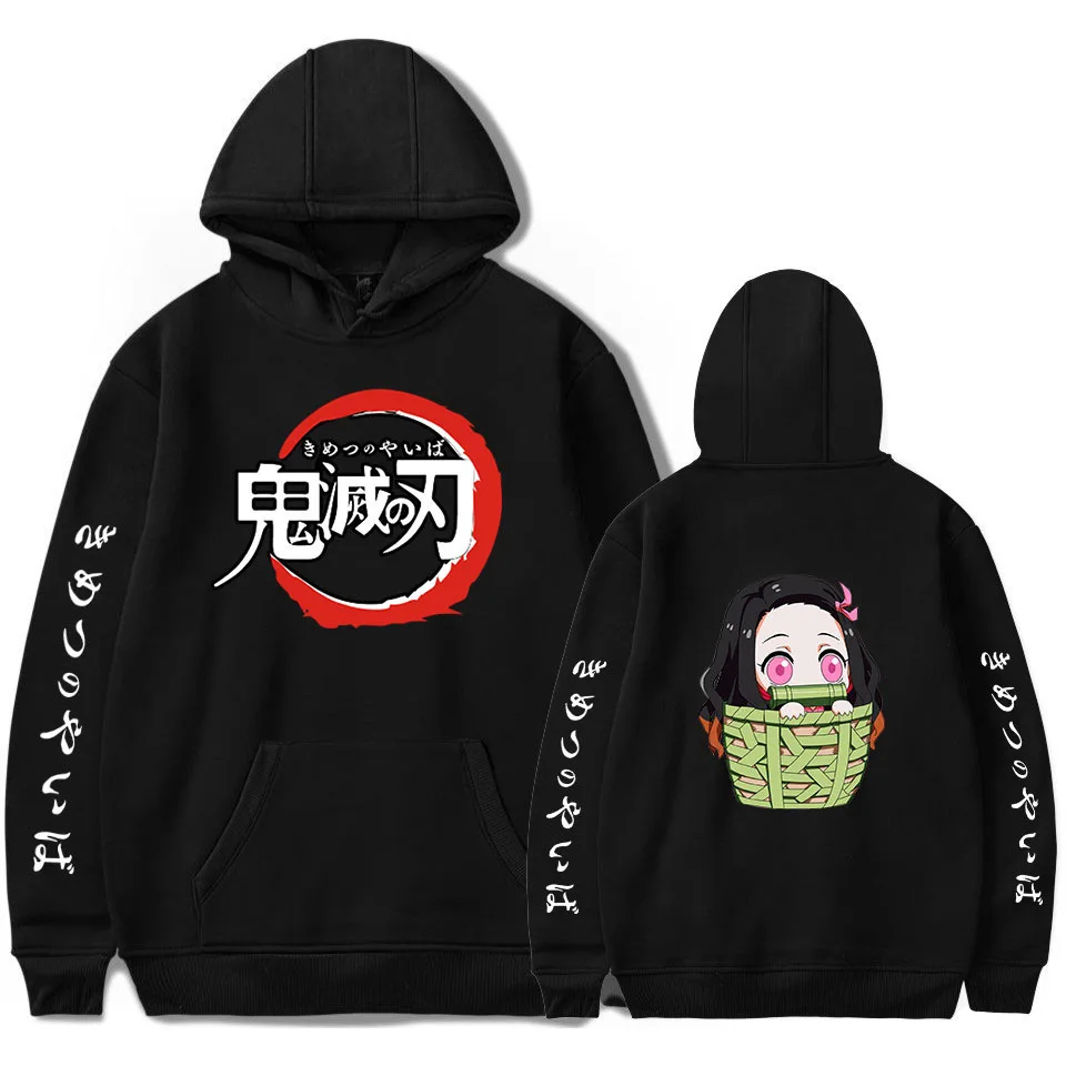 Sudadera con capucha de Demon Slayer para hombre y mujer su ter de manga larga con 2 - Demon Slayer Store